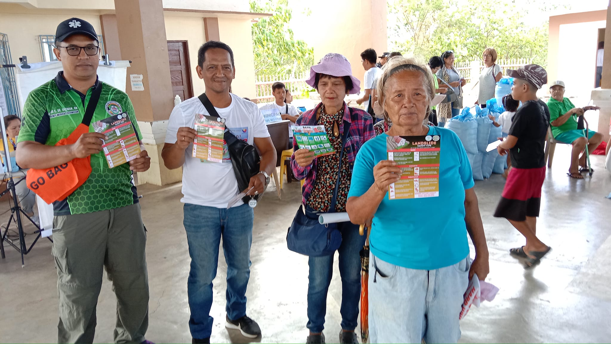 Distributed Go Bags for disaster preparedness