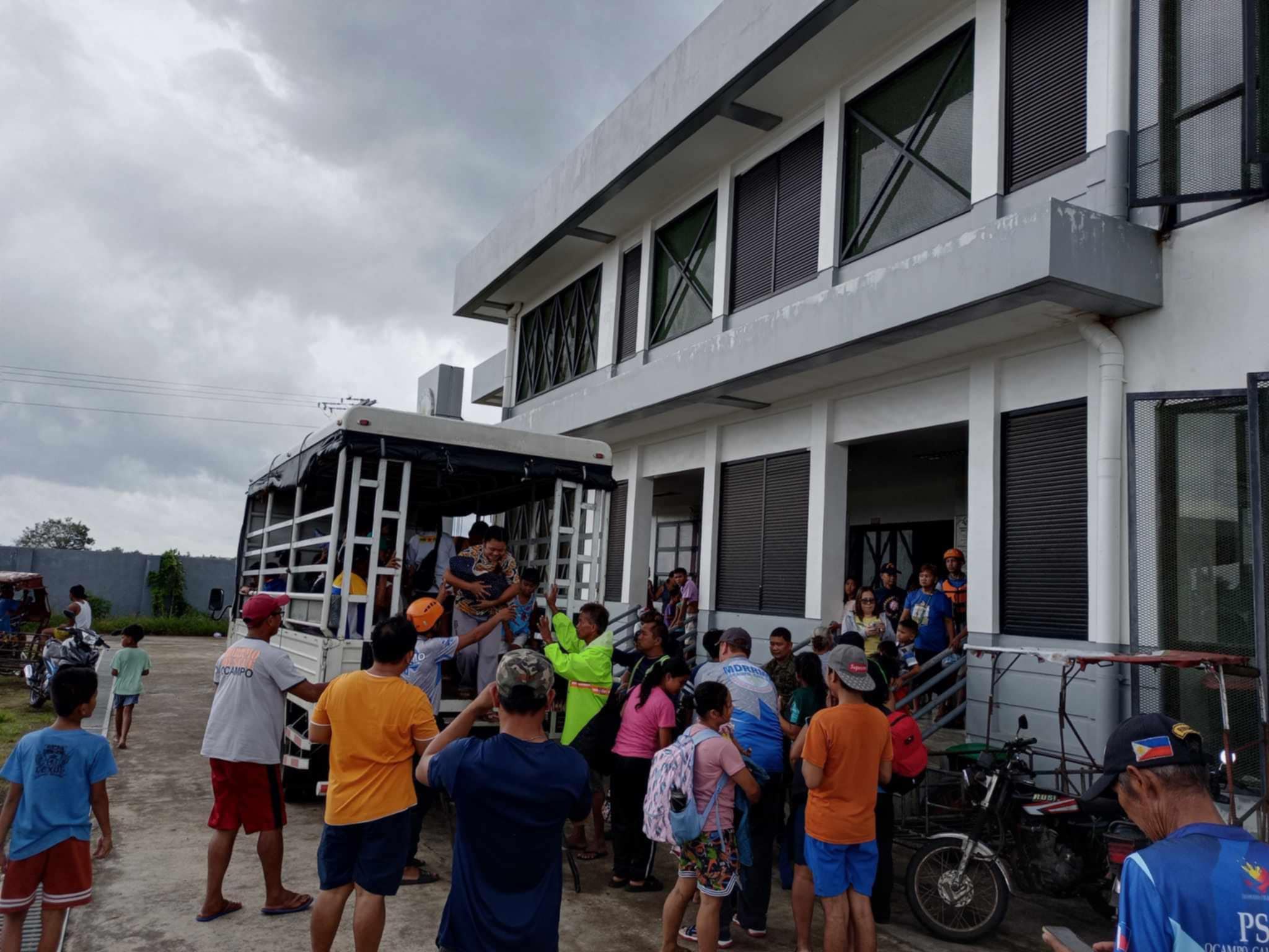 Community meeting about disaster preparedness