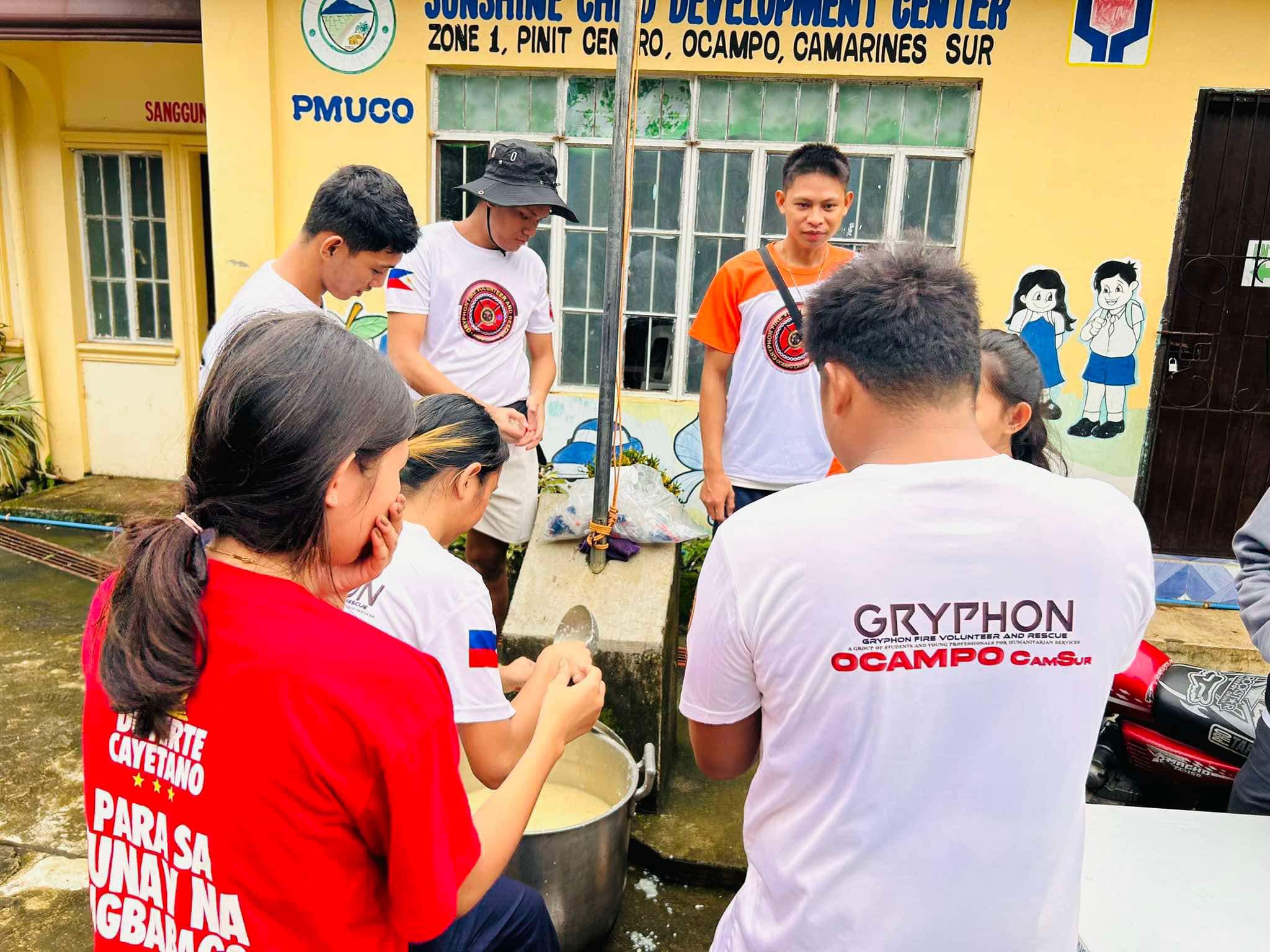 Evacuation center with limited facilities