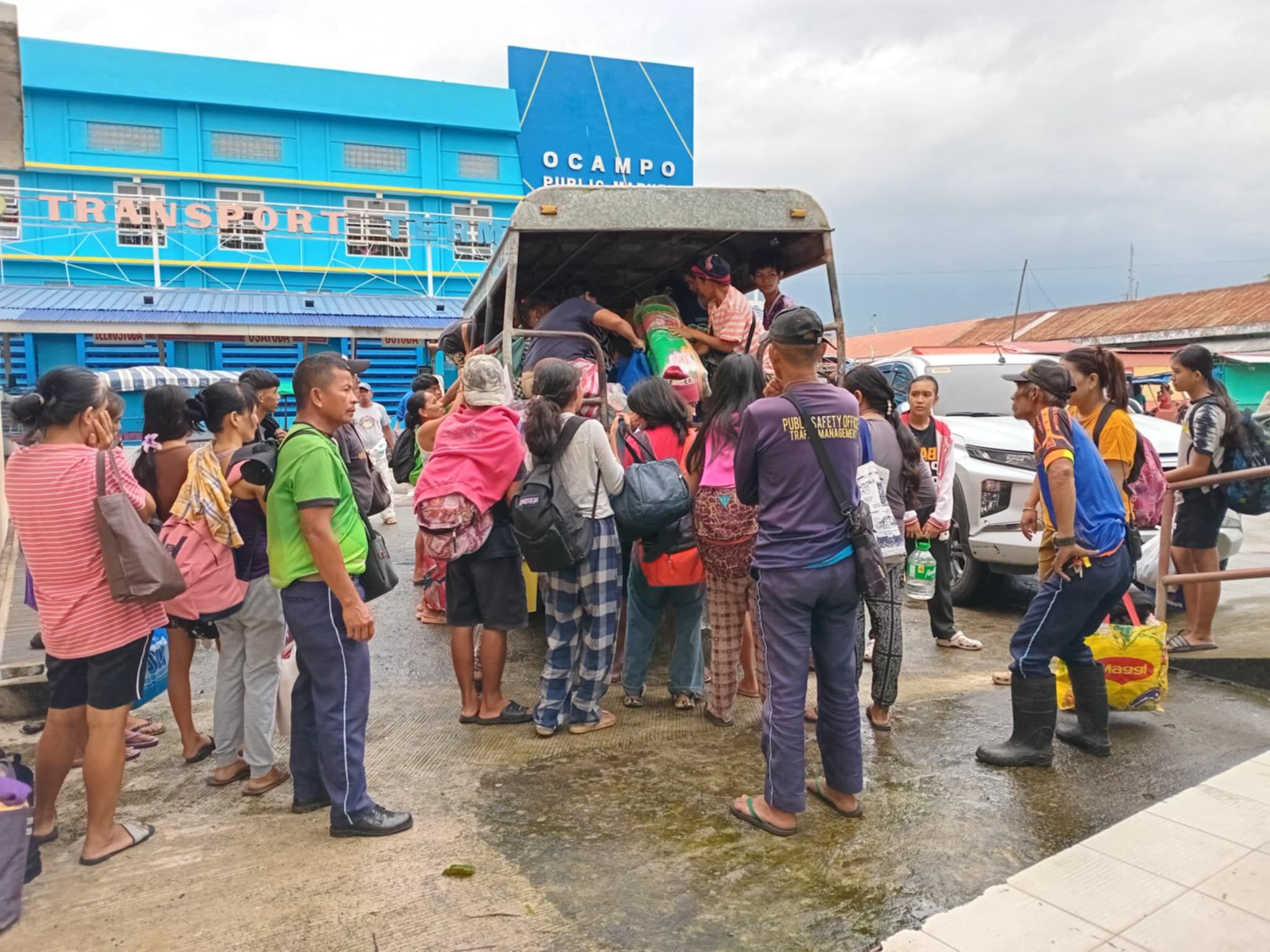 Disaster response during a typhoon